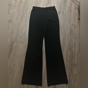 Black mango straight pants